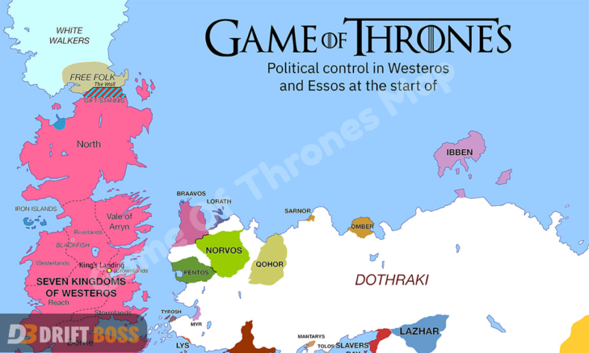 game of thrones map